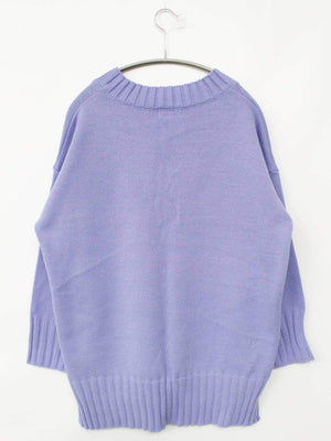 MONOCODE/モノコード/ニット/セーター/トップス/パープル