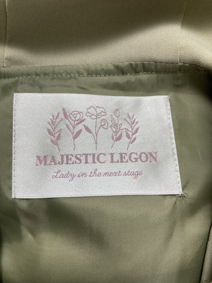 MAJESTIC LEGON/マジェスティックレゴン/ノーカラーコート/ジャケット/アウター/ベージュ/S