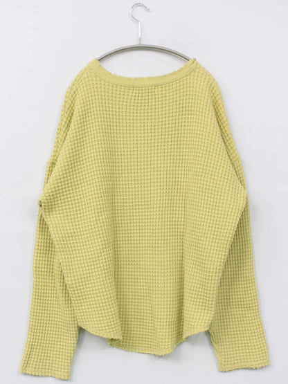 niko and .../ニコアンド/ニット/セーター/トップス/イエロー/F