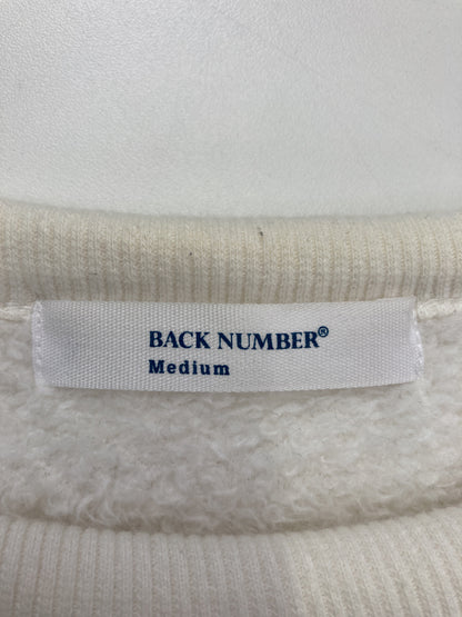 BACK NUMBER/バックナンバー/スウェット/トップス/ホワイト/Medium