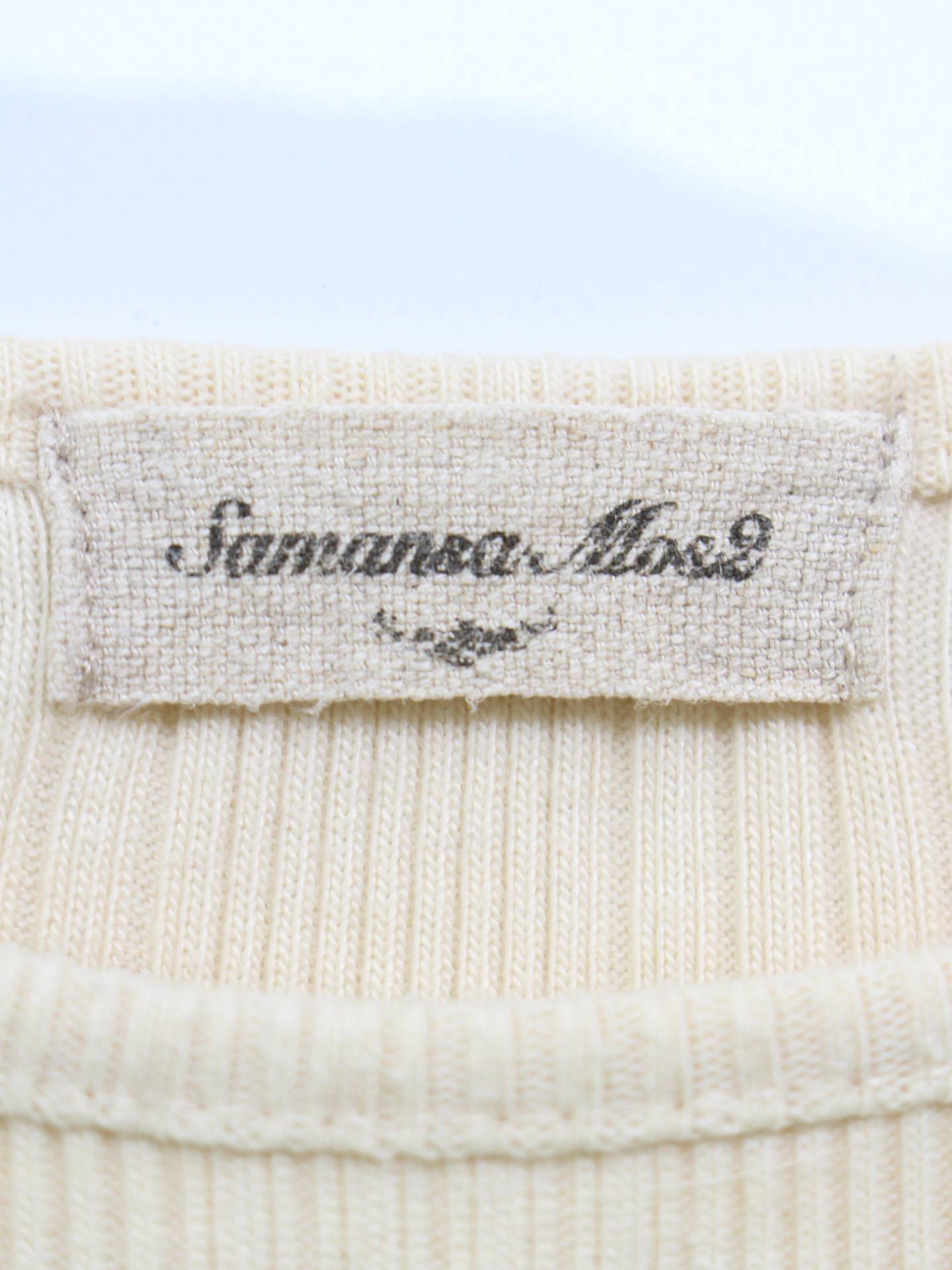 Samansa Mos2/Tシャツ/カットソー/トップス/ホワイト/F