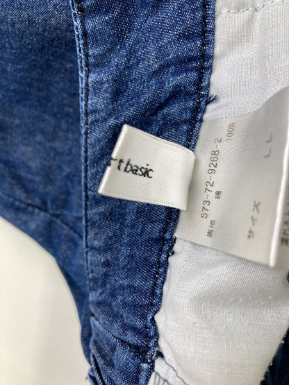 Comfort basic/コンフォートベーシック/デニムパンツ/パンツ/ネイビー/LL