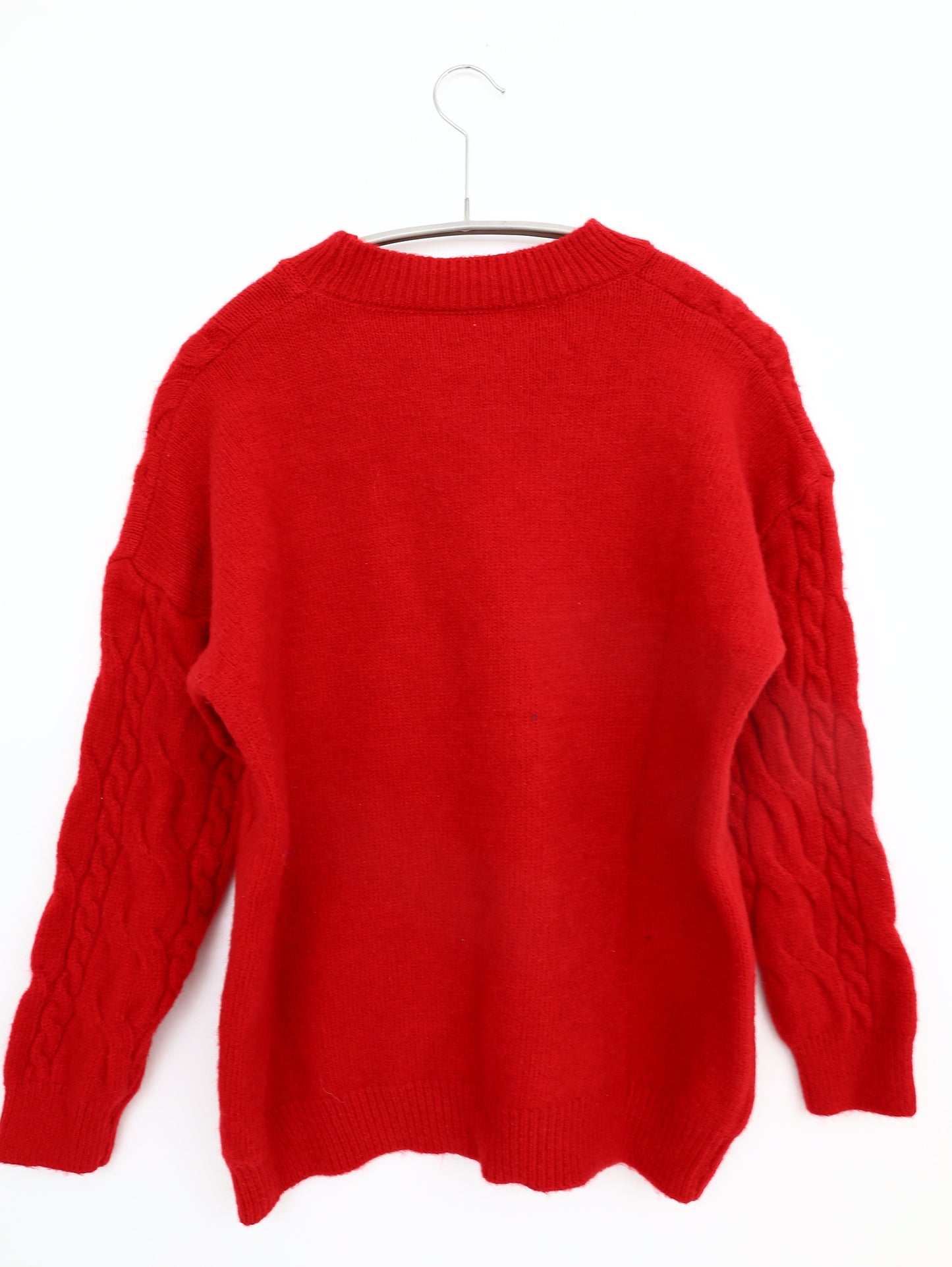 ニット/セーター/トップス/レッド