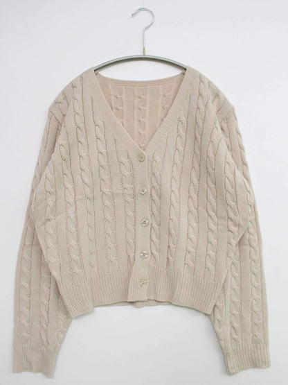 カーディガン/ボレロ/トップス/ベージュ