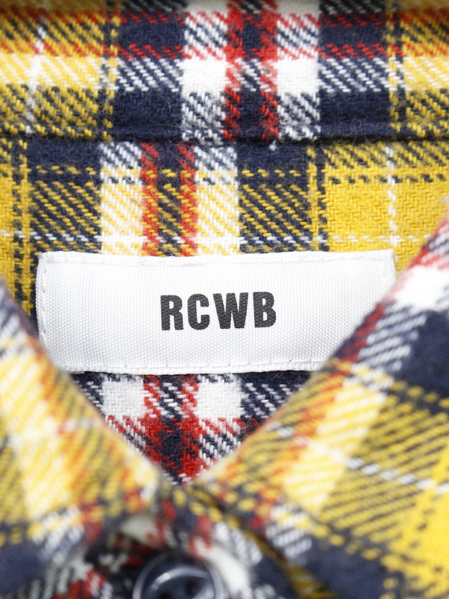 RCWB/シャツ/ブラウス/トップス/イエロー/M