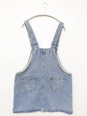 ジャンパースカート/ワンピース/ドレス/スカイブルー