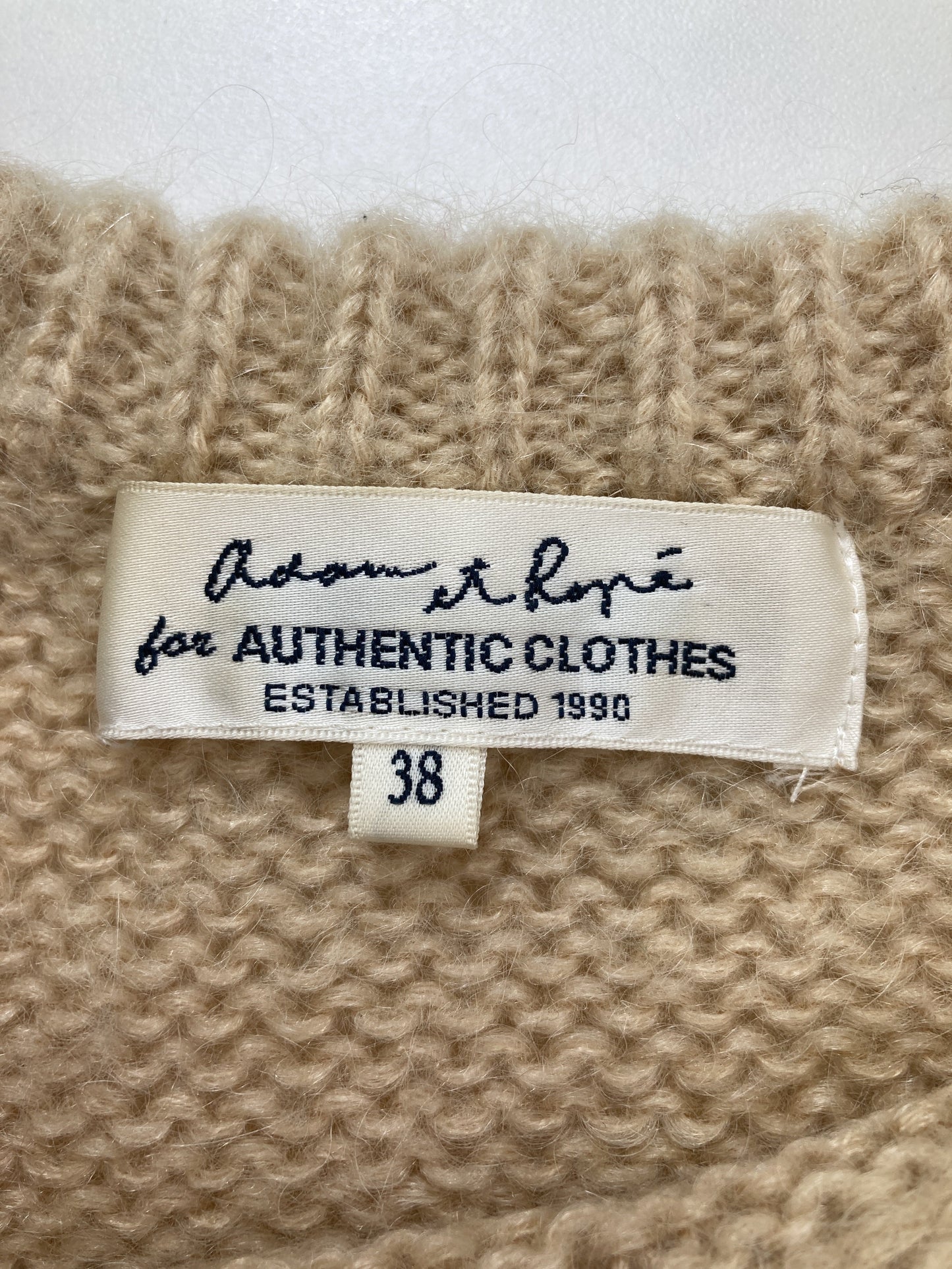 AUTHENTIC CLOTHERS/ニット/セーター/トップス/ベージュ/38