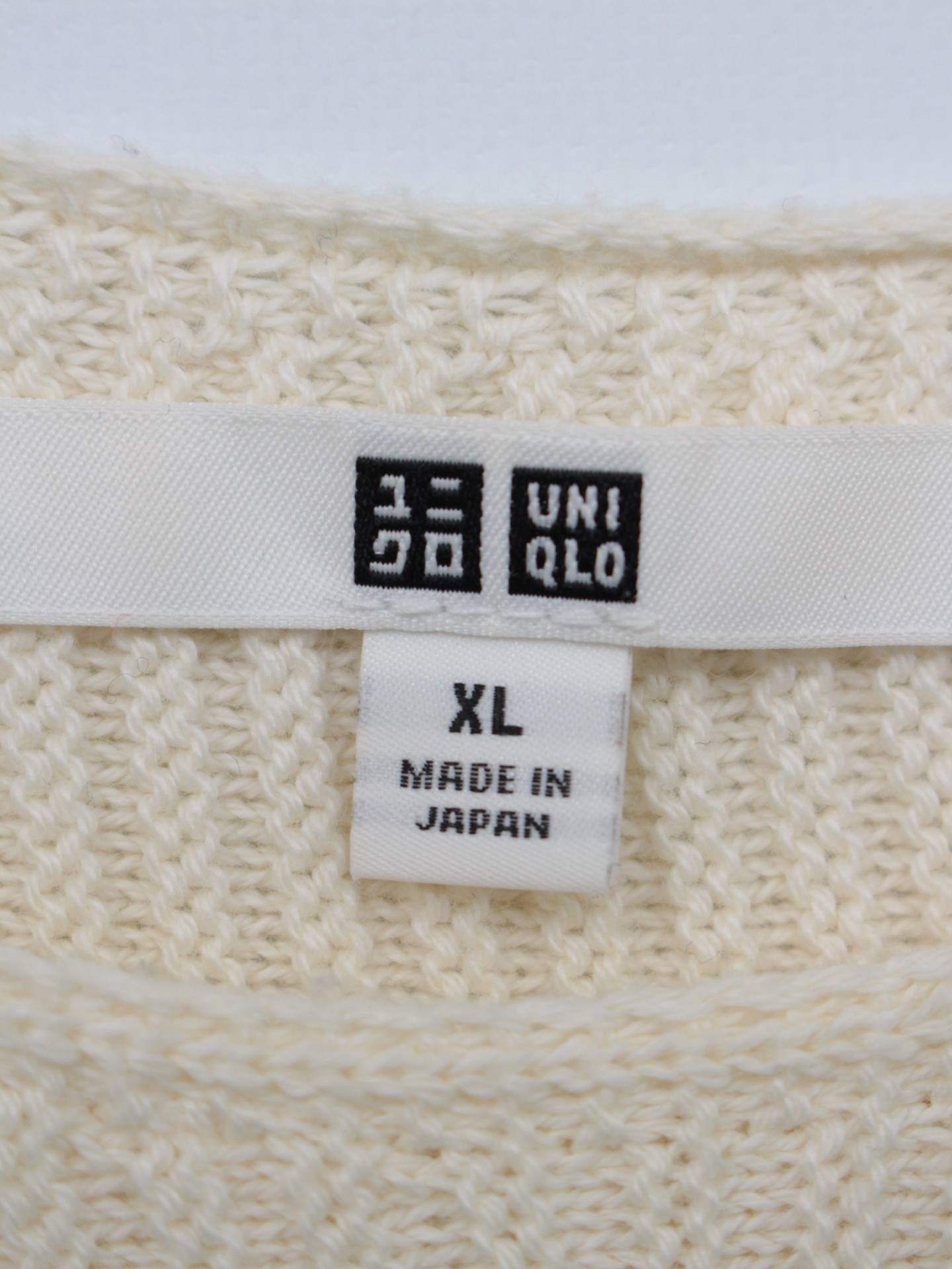 UNIQLO/ユニクロ/ニット/セーター/トップス/ホワイト/XL