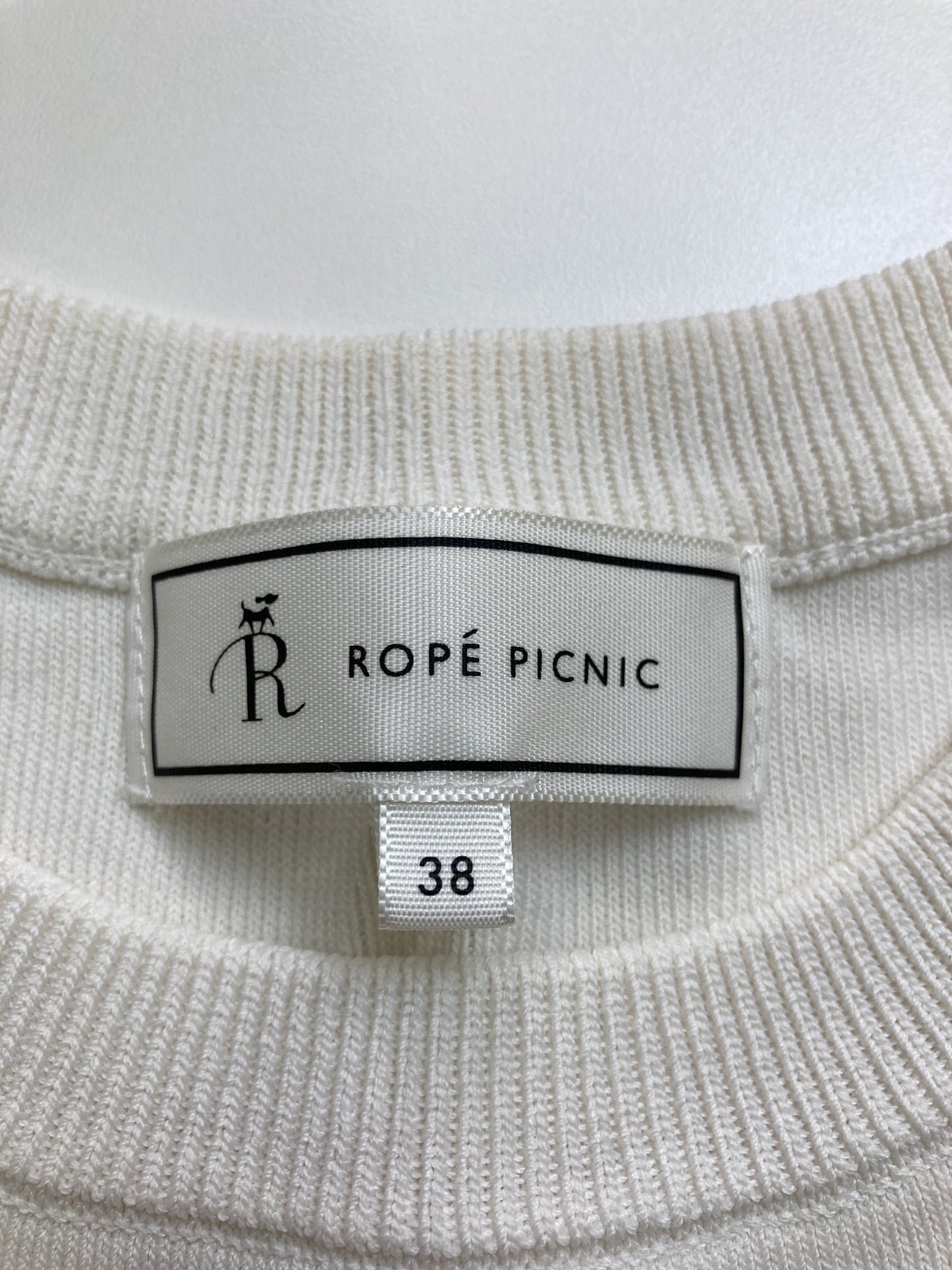 ROPE PICNIC/ロペピクニック/ノースリーブ/トップス/ホワイト/38