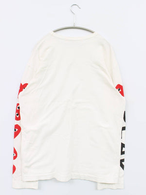 COMME des GARÇONS/コムデギャルソン/Tシャツ/カットソー/トップス/ホワイト/XL