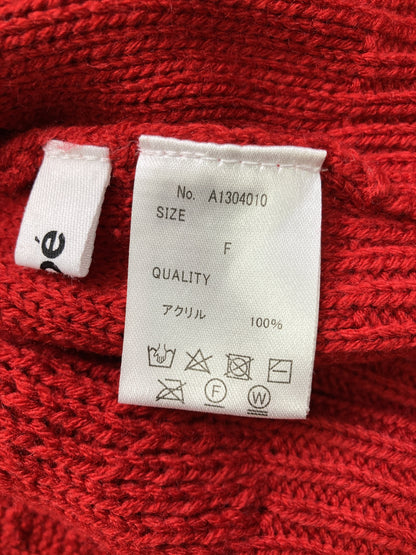 koe/カーディガン/ボレロ/トップス/レッド/F