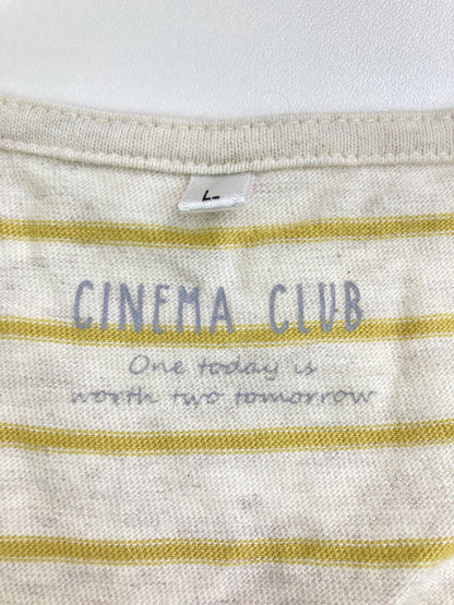 CINEMA CLUB/シネマクラブ/Tシャツ/カットソー/トップス/イエロー/L