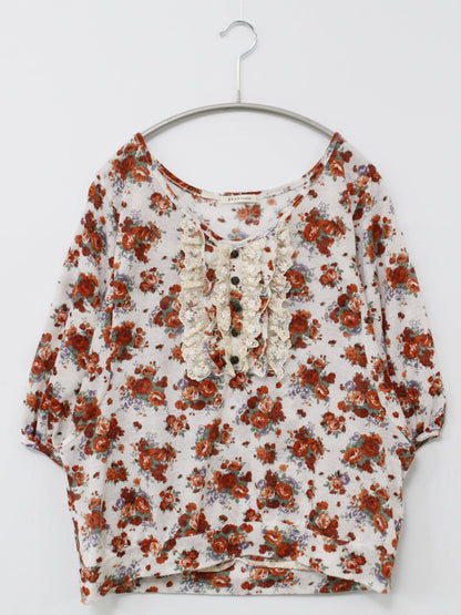 axes femme/アクシーズファム/Tシャツ/カットソー/トップス/レッド/M