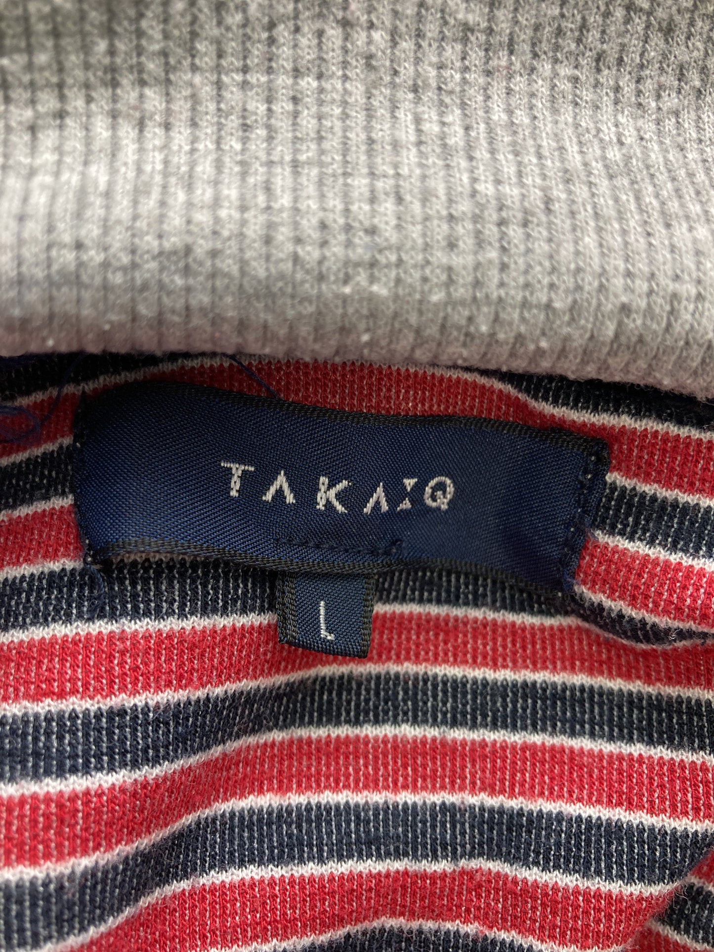 TAKA-Q/パーカー/トップス/グレー/L