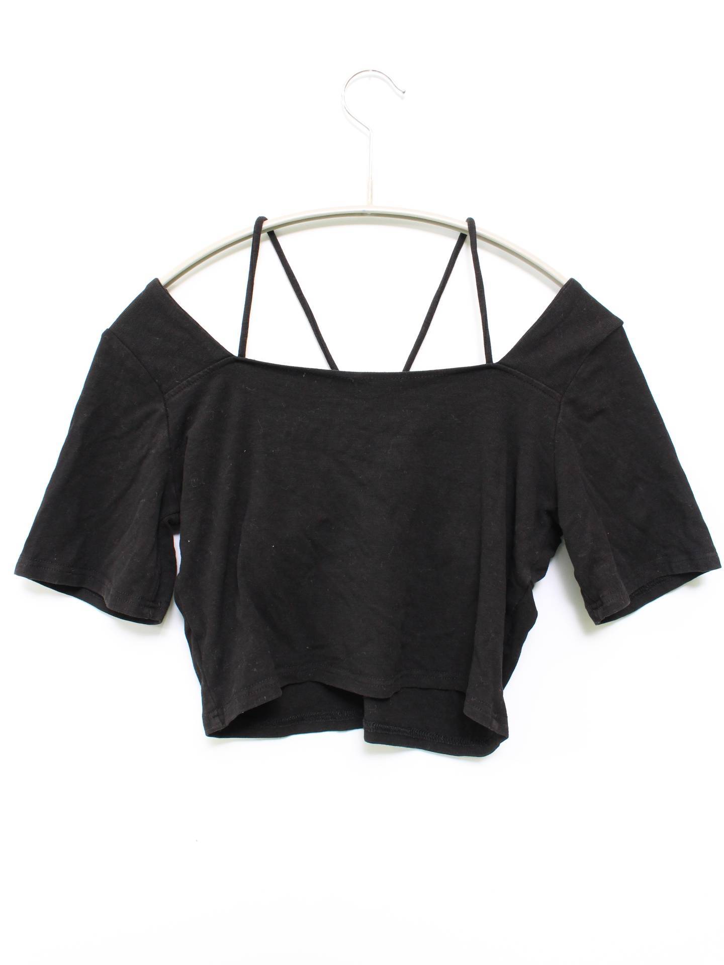 Tシャツ/カットソー/トップス/ブラック/ONE-SIZE
