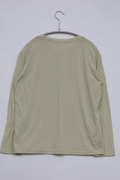 JENNY EYELET/Tシャツ/カットソー/トップス/ライトグリーン