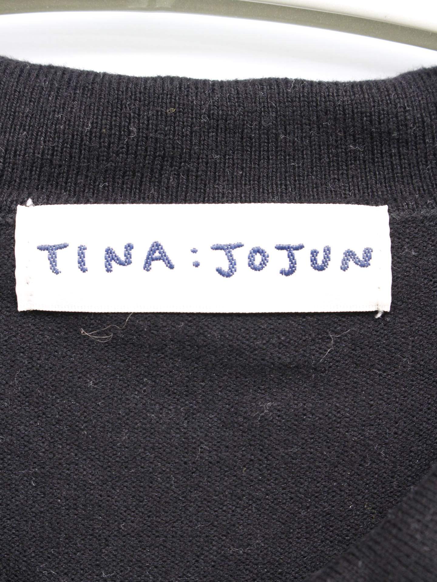 TINA:JOJUN/ティーナジョジュン/ポロシャツ/トップス/ブラック/M