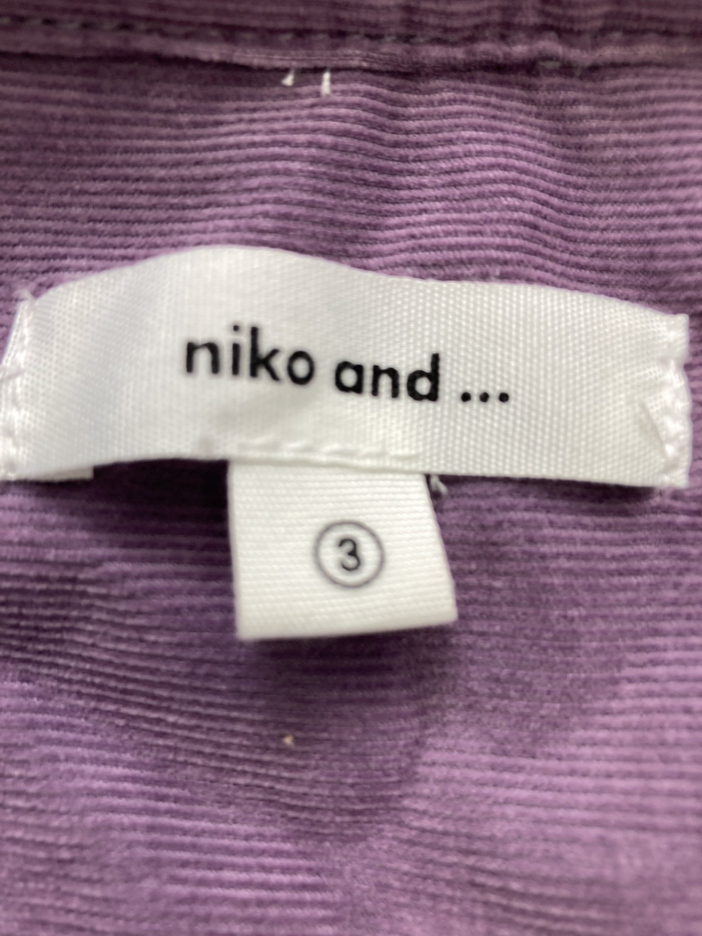 niko and .../ニコアンド/シャツワンピース/ワンピース/ドレス/パープル/3