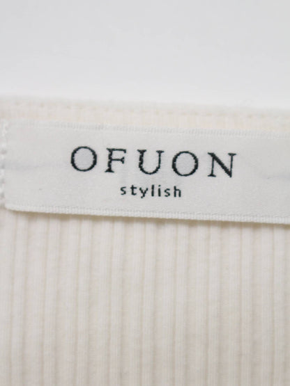 ofuon/Tシャツ/カットソー/トップス/ホワイト/40