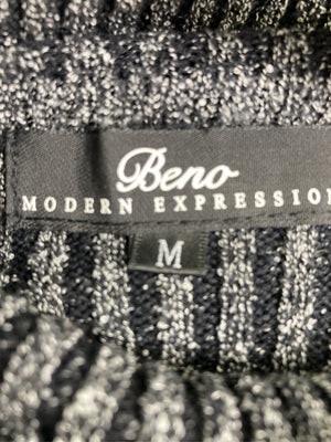 Beno/ビーノ/ニット/セーター/トップス/グレー/M