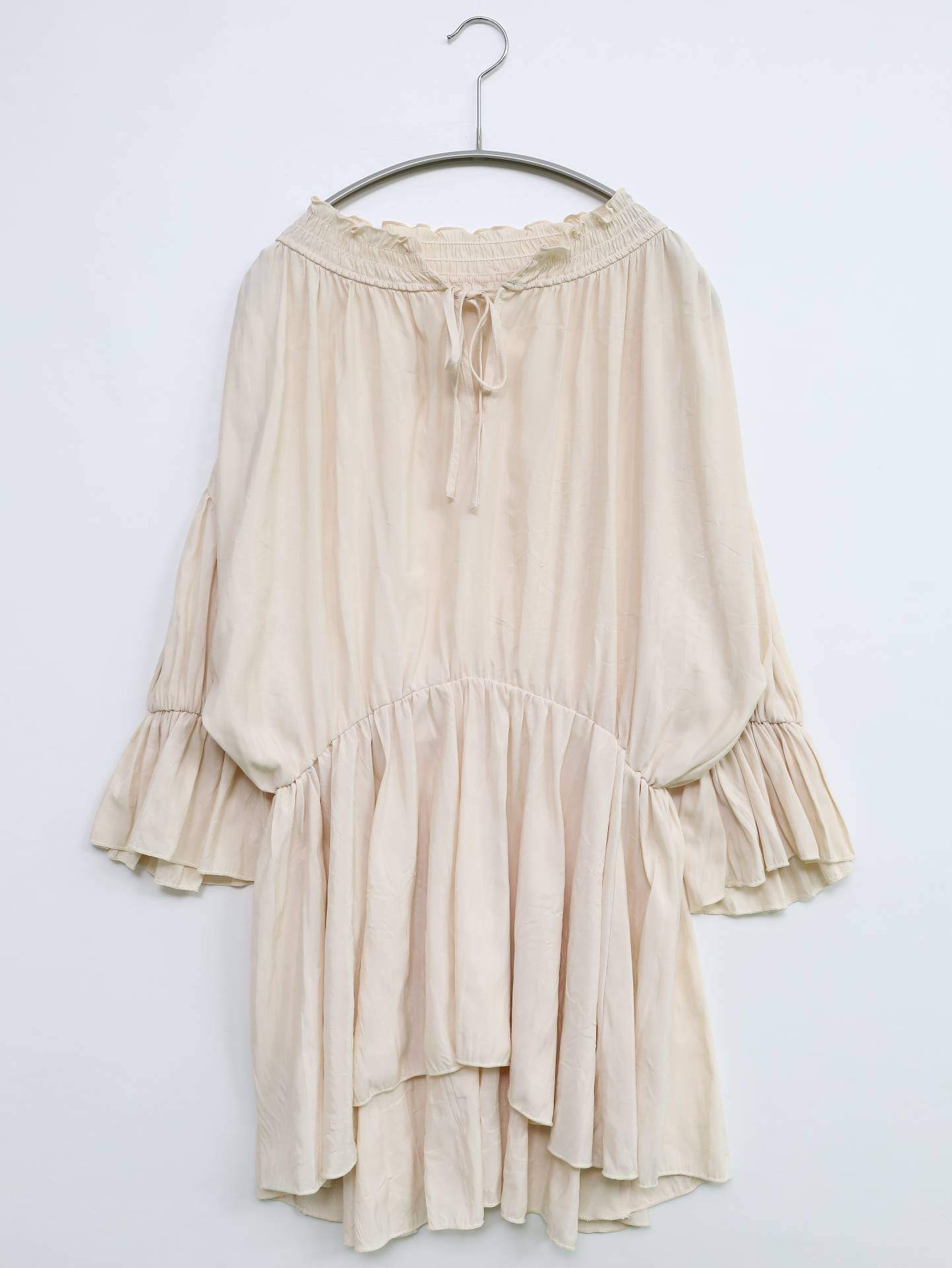 Andemiu/チュニック/ワンピース/ドレス/アイボリー/F