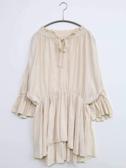 Andemiu/チュニック/ワンピース/ドレス/アイボリー/F