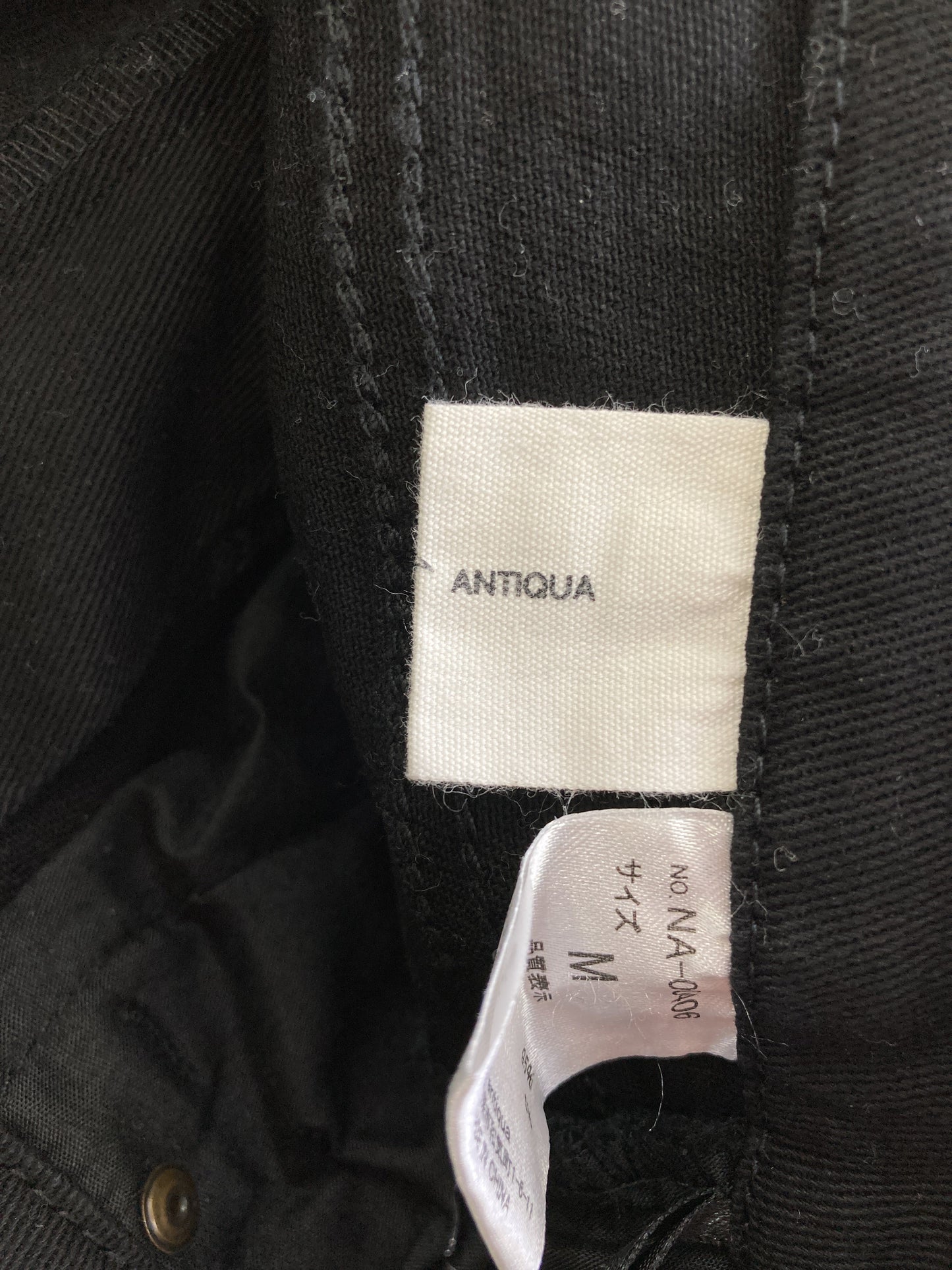 ANTIQUA/その他パンツ/パンツ/ブラック/M