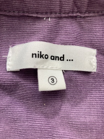 niko and .../ニコアンド/シャツワンピース/ワンピース/ドレス/パープル/3