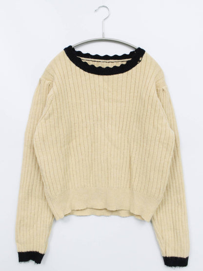 girly doll/ガーリードール/ニット/セーター/トップス/ベージュ