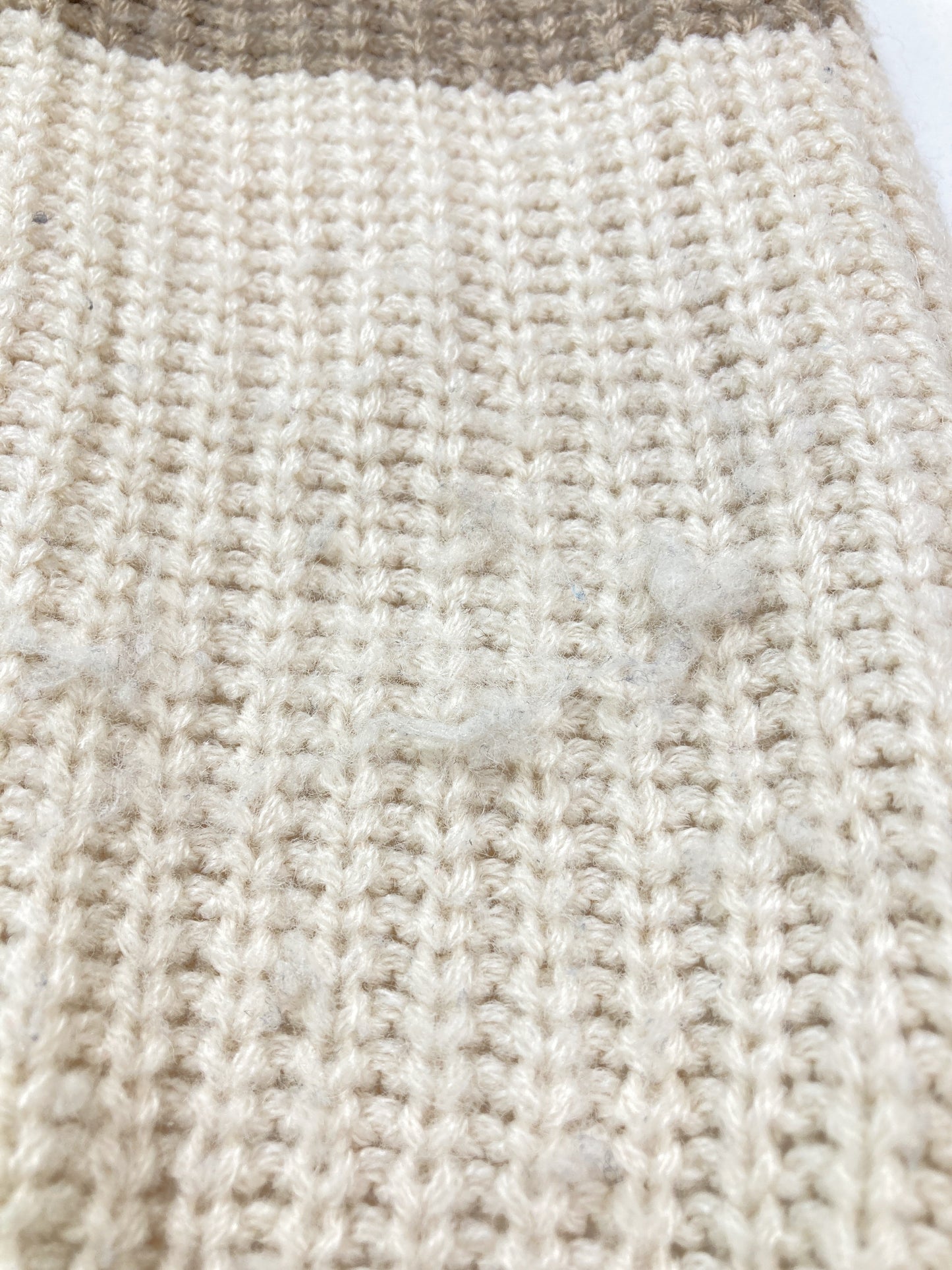 IKKA/ニット/セーター/トップス/ベージュ/L