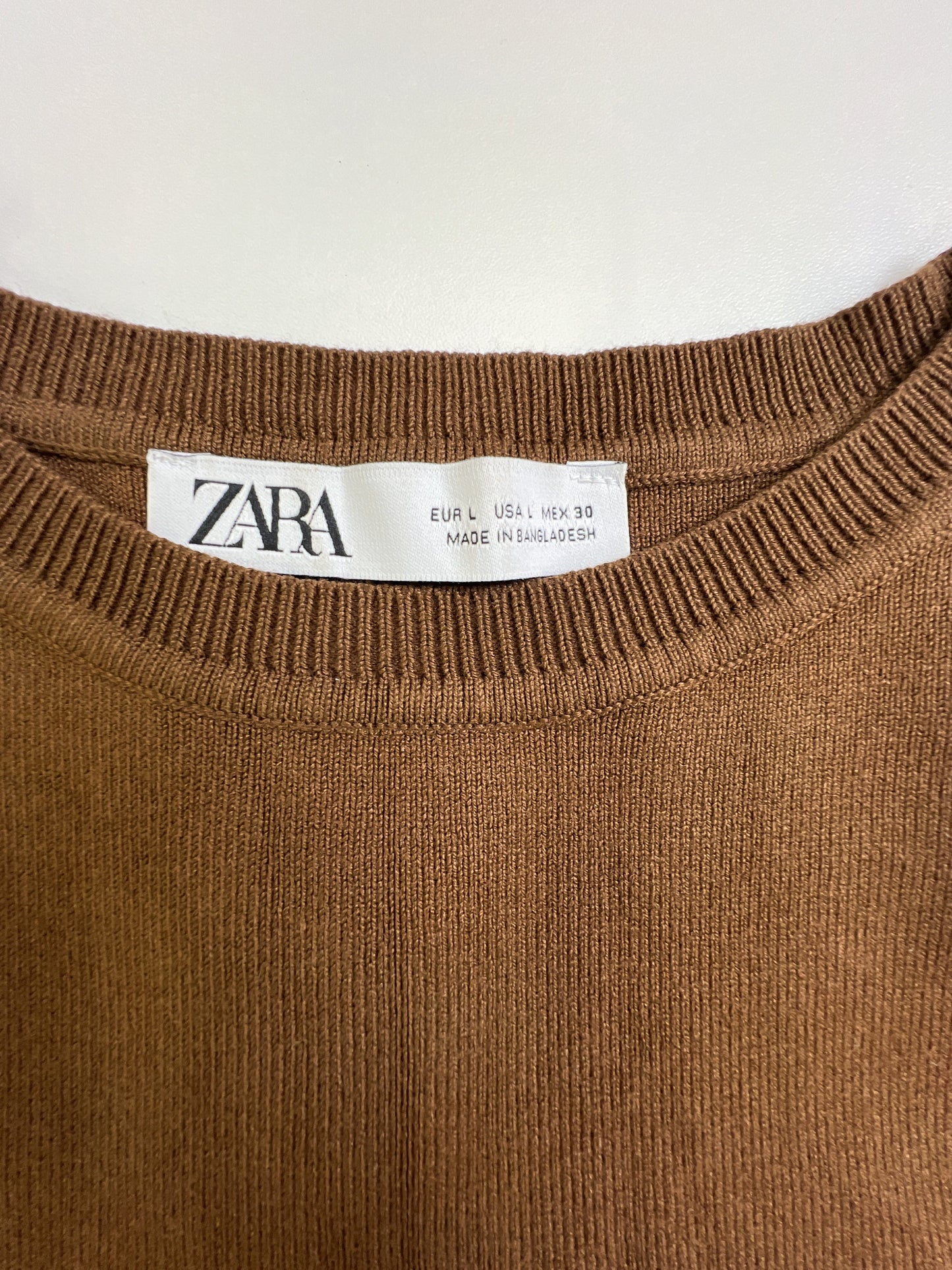 ZARA/ザラ/タンクトップ/トップス/ブラウン/L