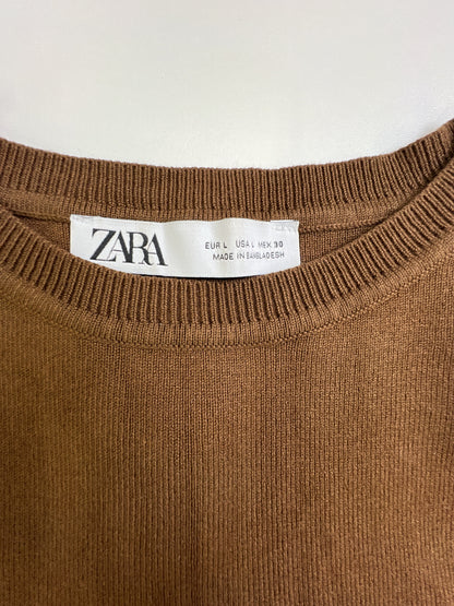 ZARA/ザラ/タンクトップ/トップス/ブラウン/L