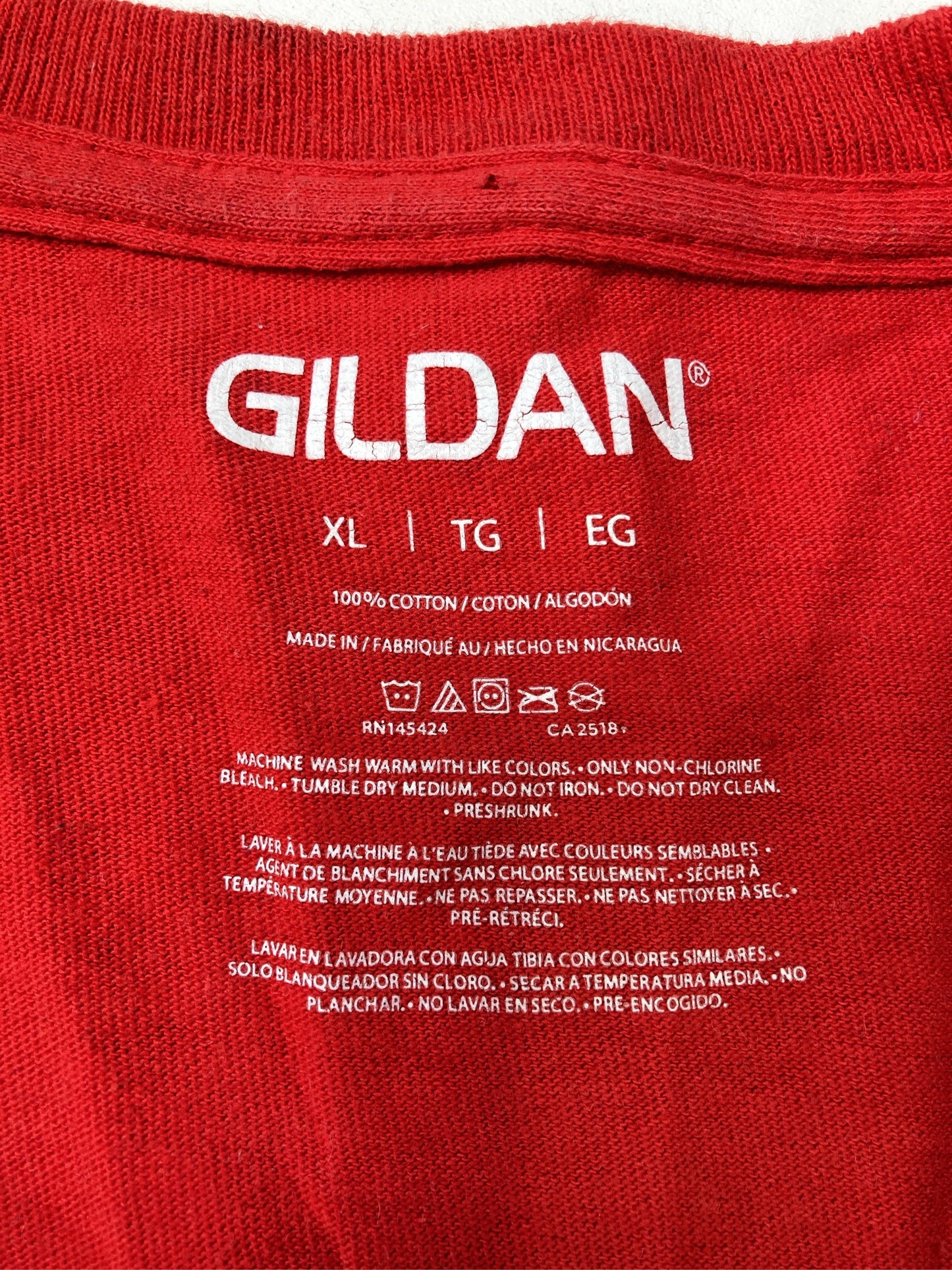 GILDAN/ギルダン/Tシャツ/カットソー/トップス/レッド/XL