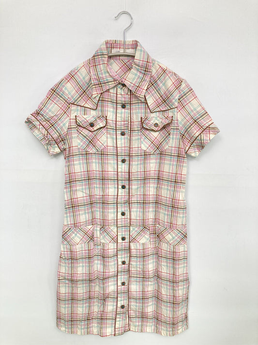 Romantic Mocha/シャツワンピース/ワンピース/ドレス/ピンク/M