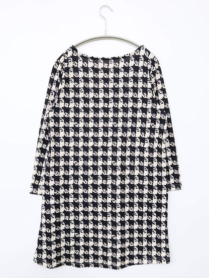 チュニック/ワンピース/ドレス/ブラック/M