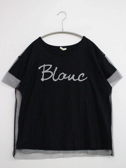 Tシャツ/カットソー/トップス/ブラック/F