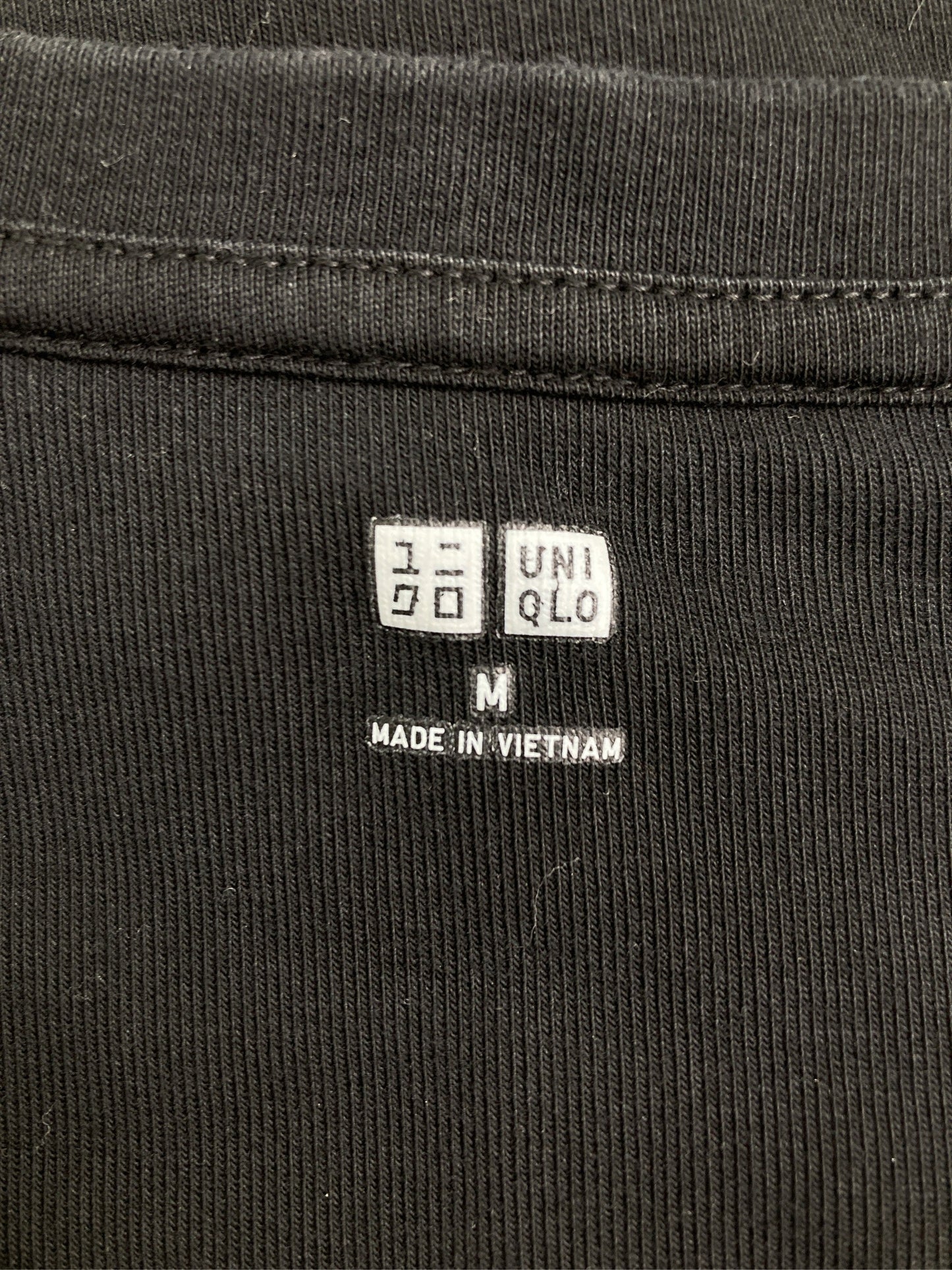 UNIQLO/ユニクロ/Tシャツ/カットソー/トップス/ブラック/M