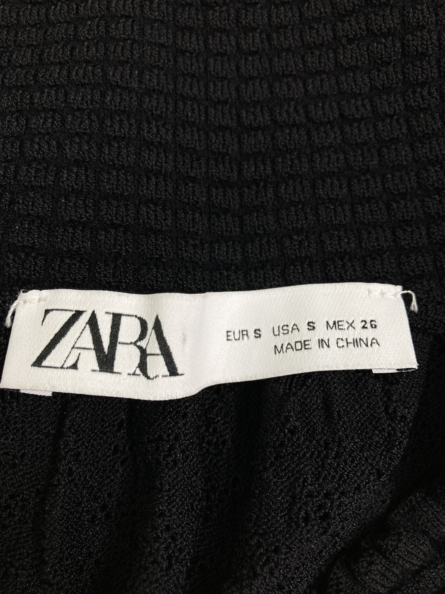 ZARA/ザラ/シャツ/ブラウス/トップス/ブラック/S