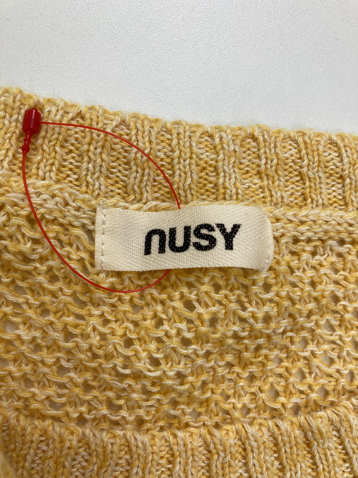 nusy/ニット/セーター/トップス/イエロー/L