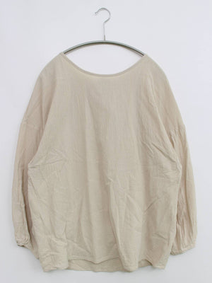 LAUIR/ラウアー/シャツ/ブラウス/トップス/ベージュ/M