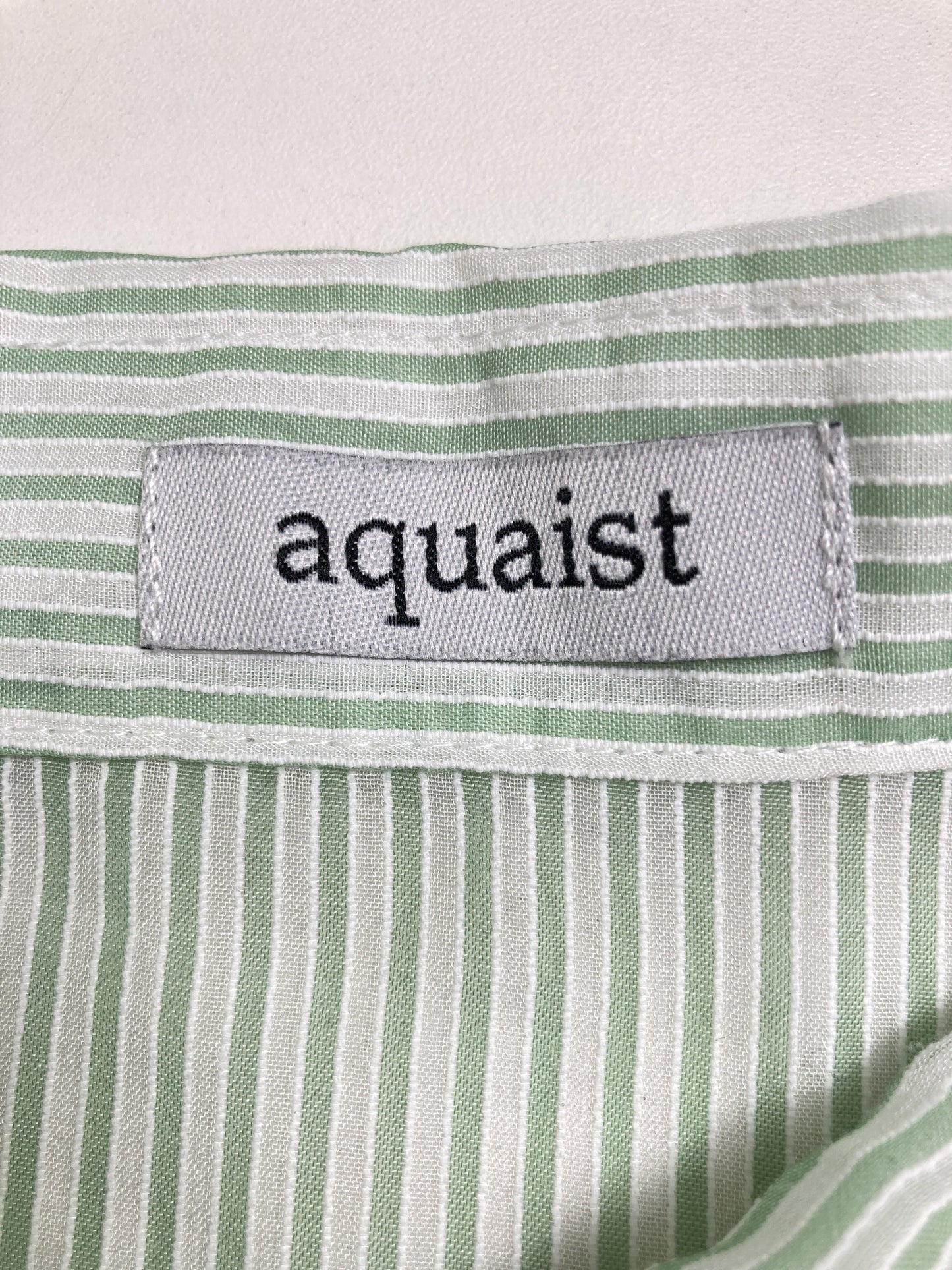 aquaist/アクアイスト/シャツ/ブラウス/トップス/グリーン/L
