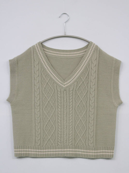 ベスト/トップス/ライトグリーン/M