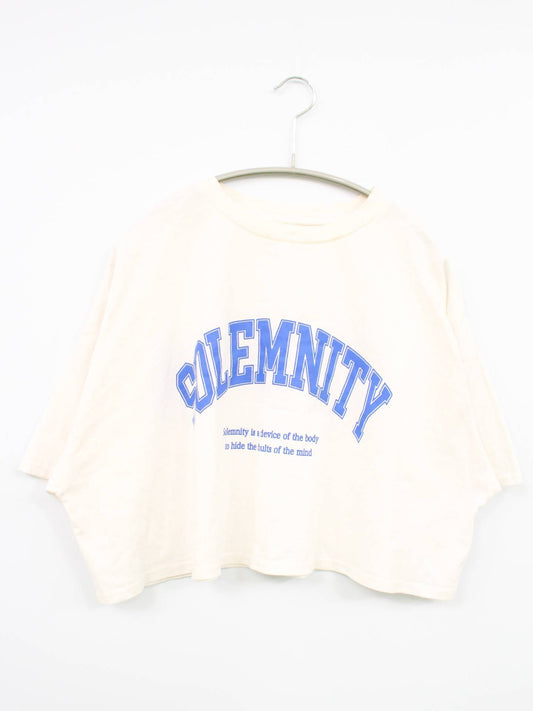Tシャツ/カットソー/トップス/ホワイト/F