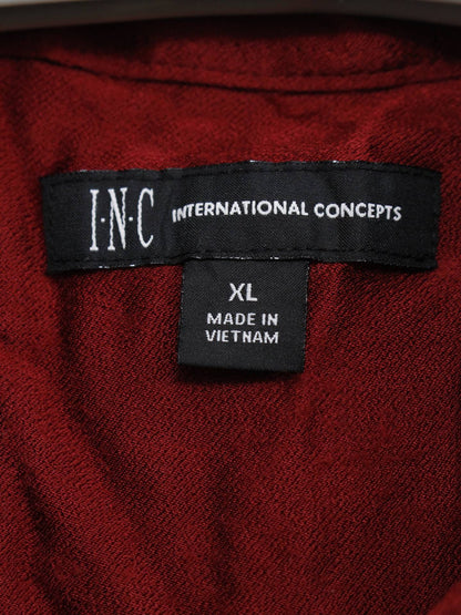 INC/シャツ/ブラウス/トップス/レッド/XL