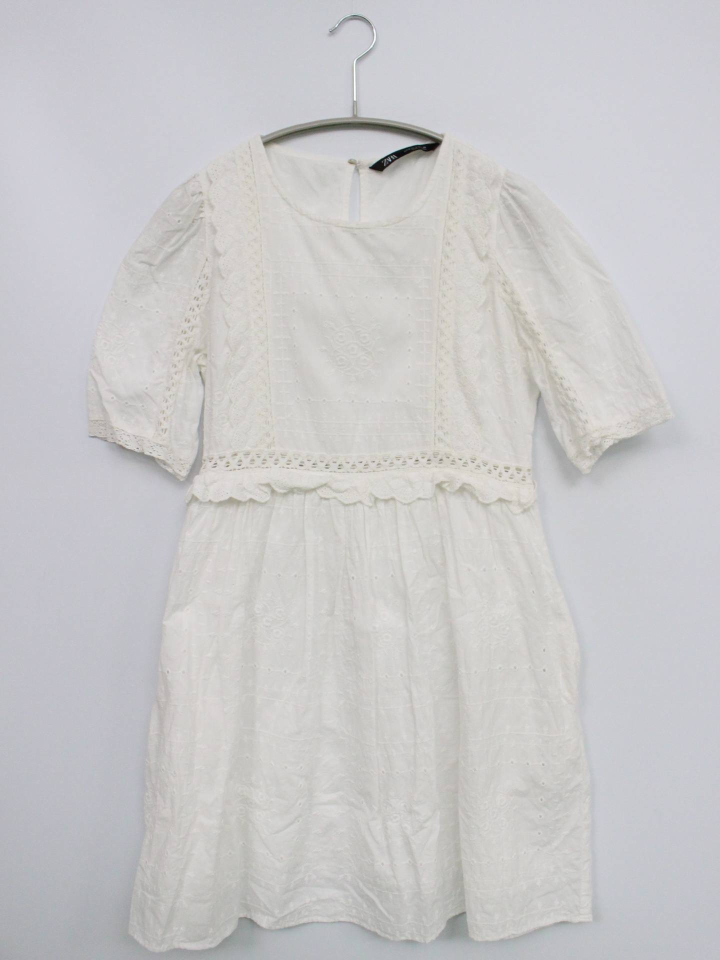 ZARA/ザラ/ワンピース/ワンピース/ドレス/ホワイト/S