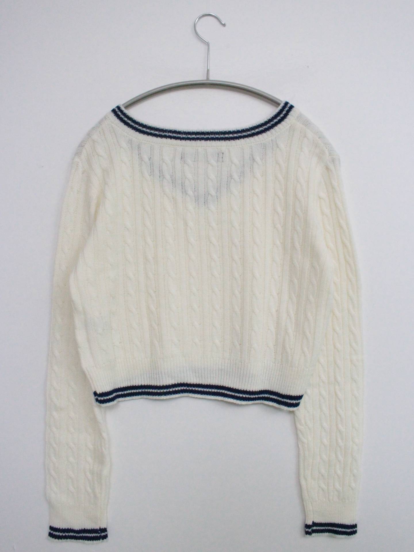 CECIL McBEE/セシルマクビー/ニット/セーター/トップス/ホワイト/M