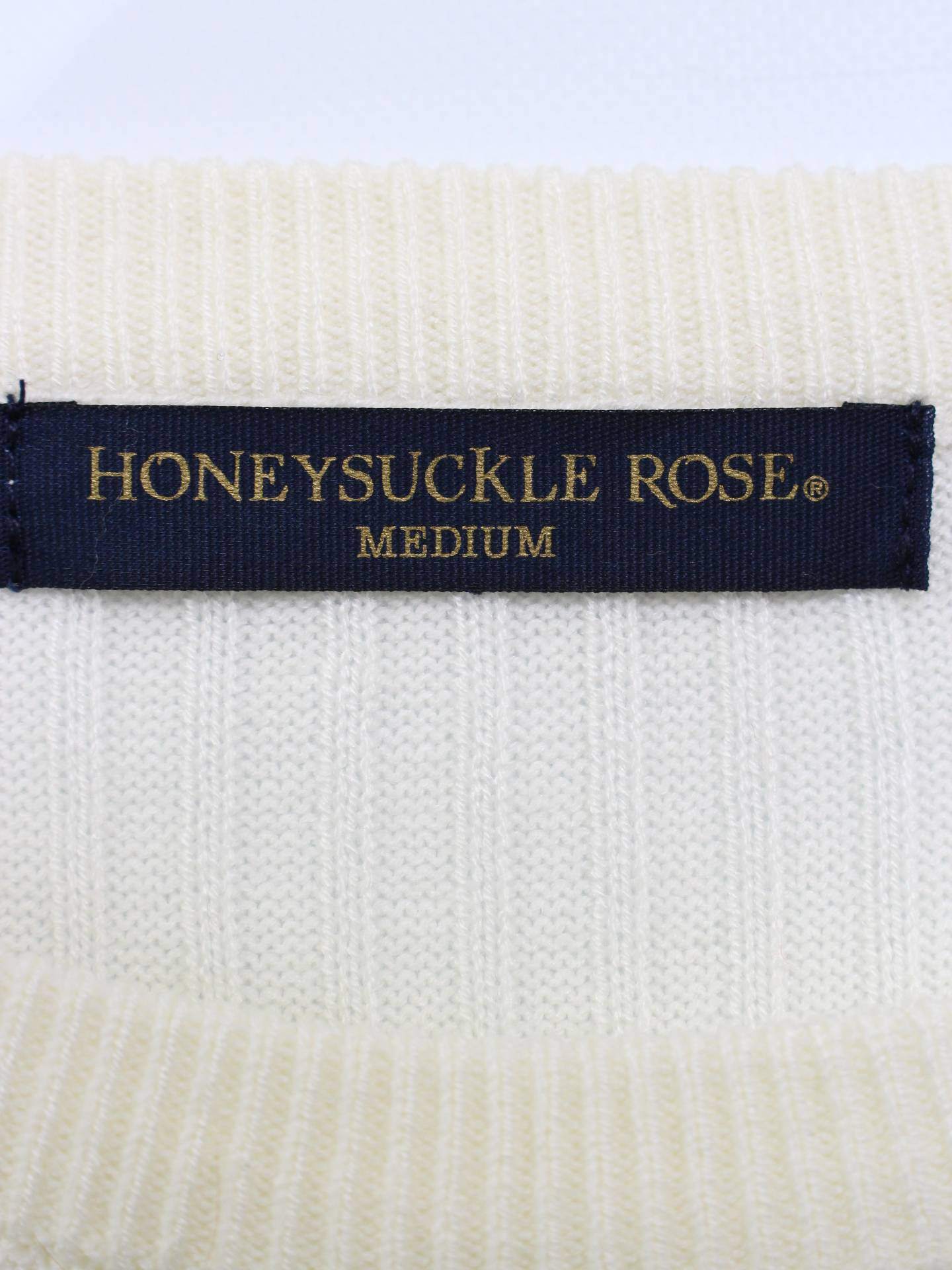 HONEYSUCKLE ROSE/Tシャツ/カットソー/トップス/アイボリー/MEDIUM
