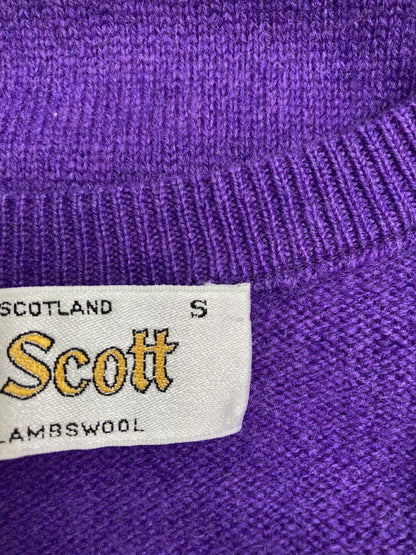 LYLE&SCOTT/ライルアンドスコット/ニット/セーター/トップス/パープル/S