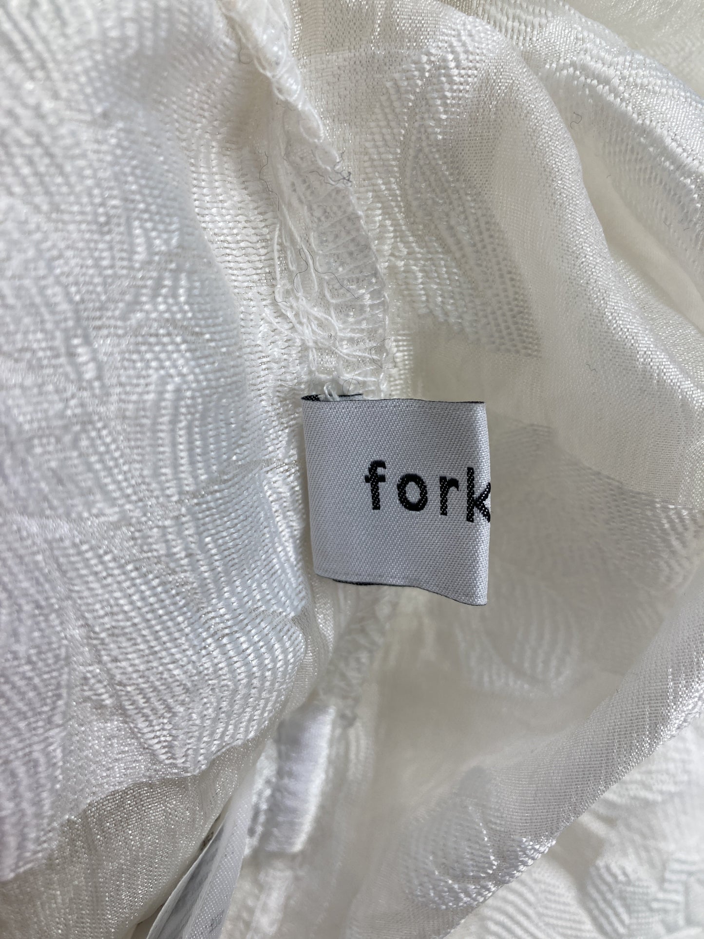 forksy./フォルクシー/シャツワンピース/ワンピース/ドレス/ホワイト/F