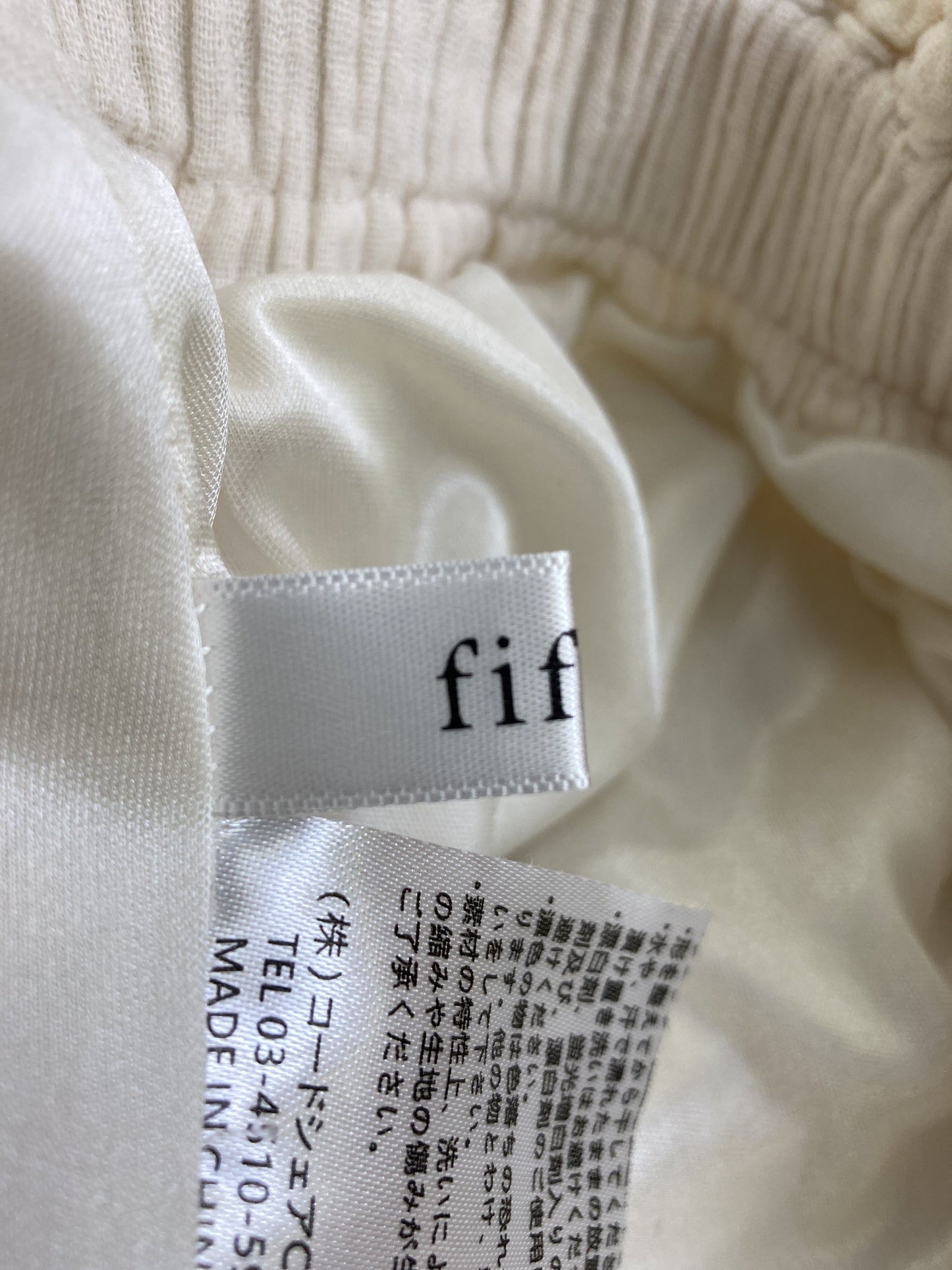 fifth/フィフス/その他パンツ/パンツ/アイボリー/M